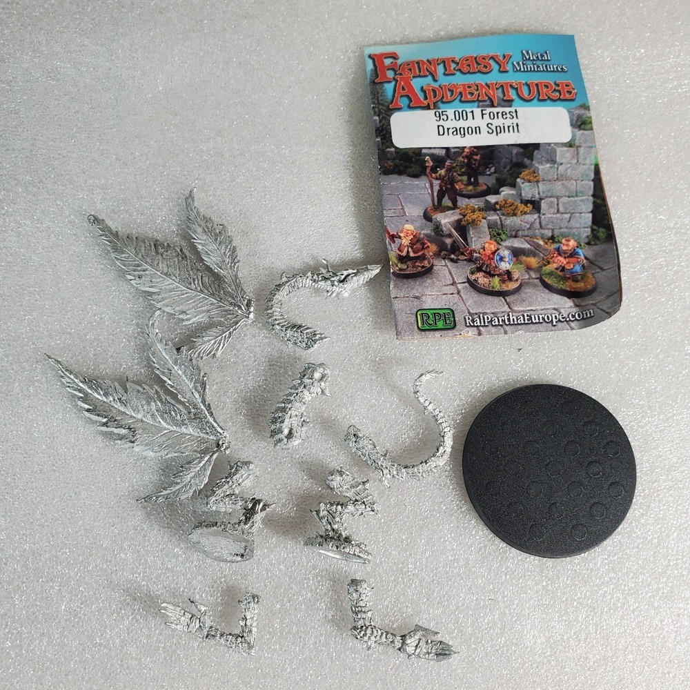 Ral Partha Forest Dragon Spirit Metal Miniatures Crucible Royal Elves 95-001 D&D